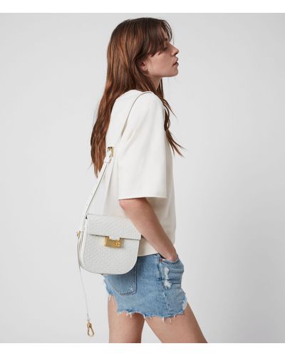 AllSaints Ida Crossbody Bag Womens - White