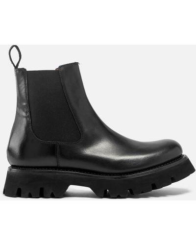 Grenson Harlow Leather Chelsea Boots - Black