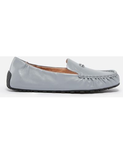 COACH Ronnie Leather Loafers - Gray