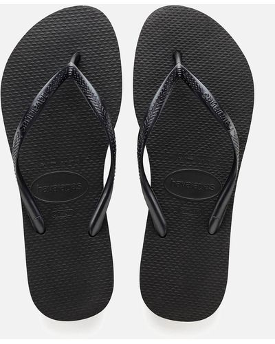 Havaianas Slim Flip Flops - Black