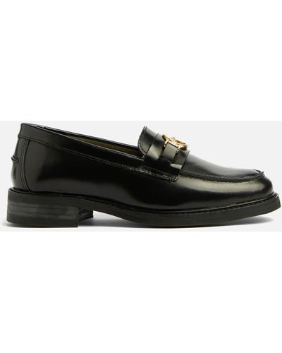 Barbour Barbury Leather Loafers - Black