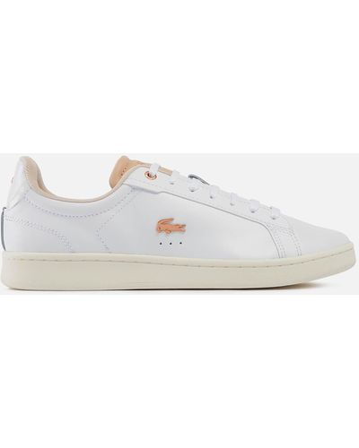 Lacoste Carnaby Pro 222 4 Leather Cupsole Trainers - White