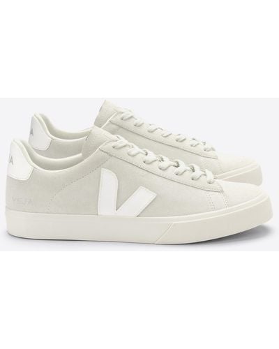 Veja Campo Suede Trainers - White