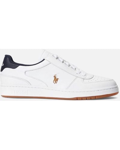 White Polo Ralph Lauren Shoes for Men | Lyst