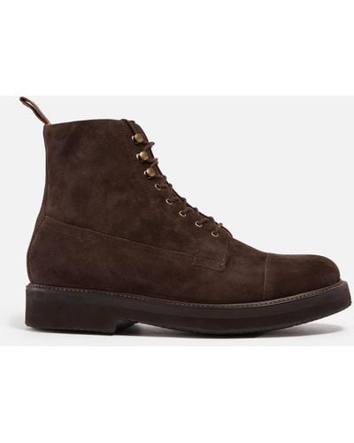 Grenson Harry Suede Ankle Boots - Brown