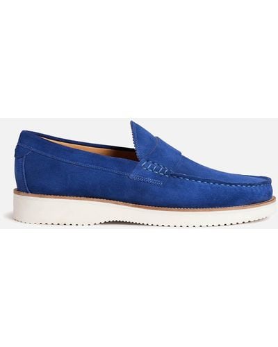 Ted Baker Isaac Suede Loafers - Blue