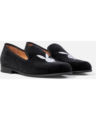 Duke & Dexter Duke + Dexter X Playboy Duke Playboy Bunny Loafers - Black