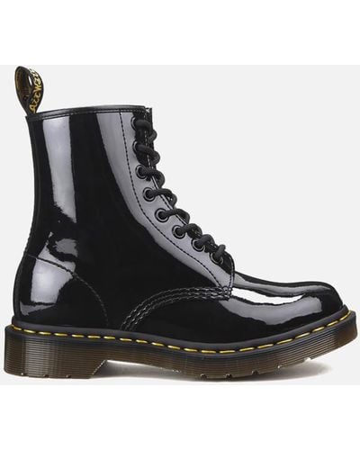 Dr. Martens 1460 Patent Leather Boots - Black