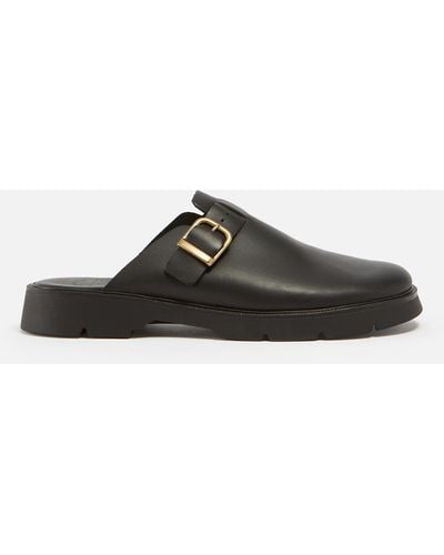 Kleman Pacha Leather Sandals - Black