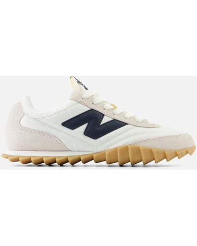 New Balance Rc30 Leather And Suede Trainers - Blue