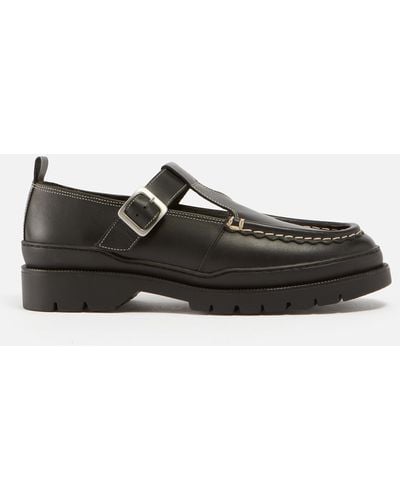 Kleman Rade Full-grain Leather Shoes - Black