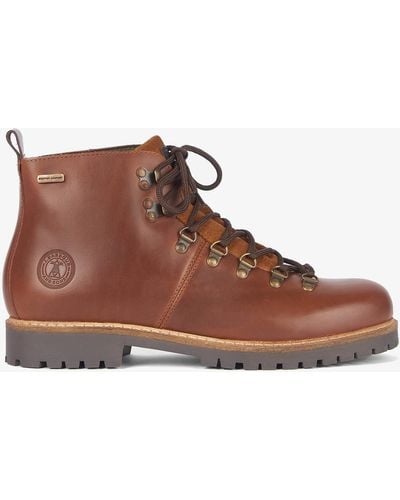 Barbour Wainwright Leather Hiking-style Boots - Brown