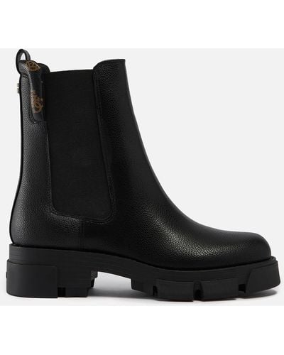 Guess Madla Leather Chelsea Boots - Black