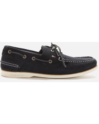 Tommy Hilfiger Classic Suede Boat Shoes - Multicolor