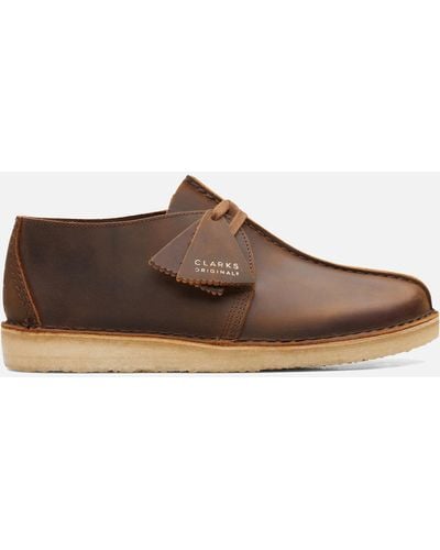 Clarks Desert Trek Shoes - Brown