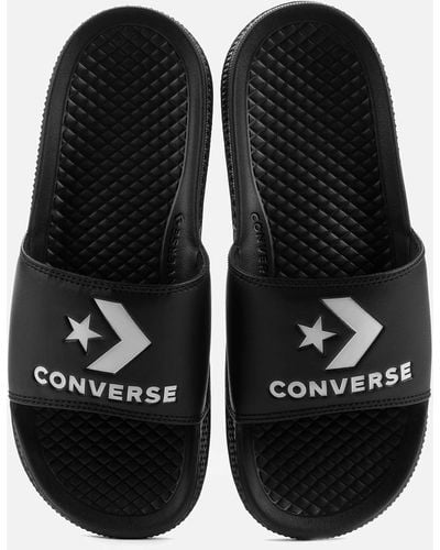 Converse All Star Slide Sandals - Black