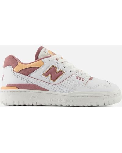 New Balance 550 Leather Trainers - White