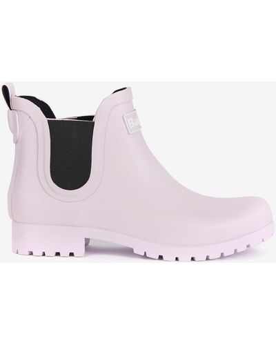 Purple Barbour Boots for Women | Lyst