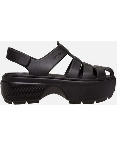 Crocs™ Stomp Fisherman Sandal - Black