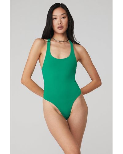 Emerald Green Bodysuits For Women Lyst