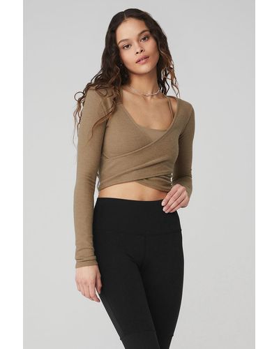 Alo Yoga Long-sleeved tops for Women | Online Sale up to 40% off 