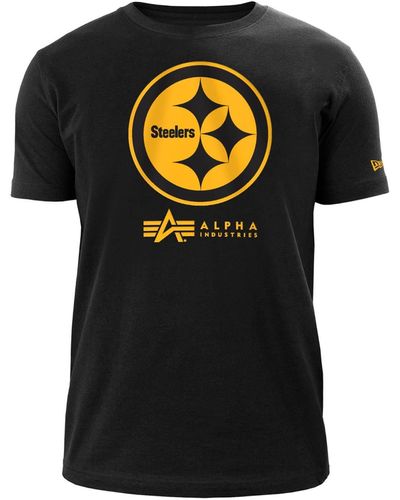 Alpha Industries Pittsburgh Steelers X Alpha X New Era T-shirt - Black