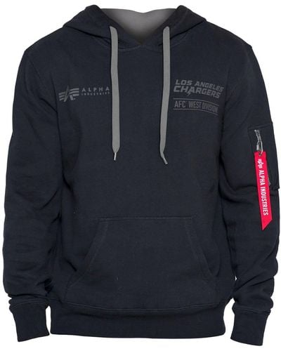 Alpha Industries Los Angeles Chargers X Alpha X New Era Hoodie - Blue