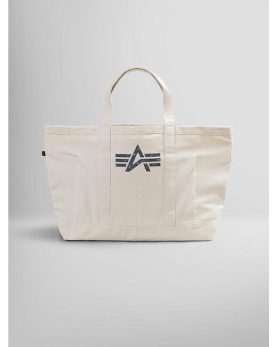 Alpha Industries Military Canvas Aviator Kit Bag - Natural