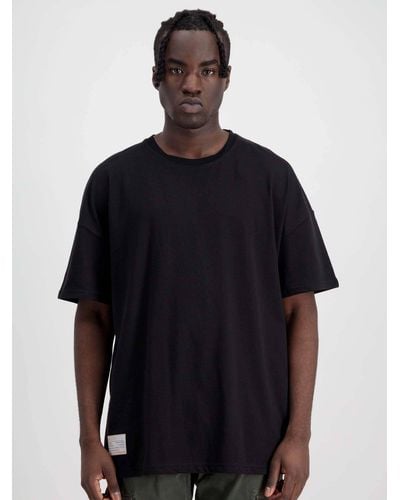 Alpha Industries Recycled Label Tee - Black
