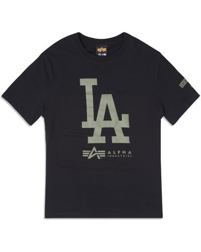 Alpha Industries Los Angeles Dodgers X Alpha X New Era T-shirt - Black