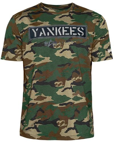 Alpha Industries New York Yankees X Alpha X New Era Camo T-shirt - Green