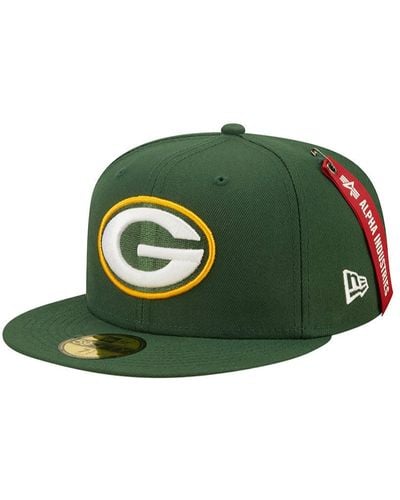 Alpha Industries Green Bay Packers X Alpha X New Era 59fifty Fitted Cap