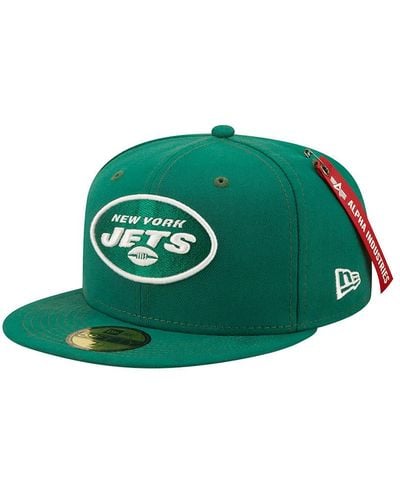 Alpha Industries New York Jets X Alpha X New Era 59fifty Fitted Cap - Green
