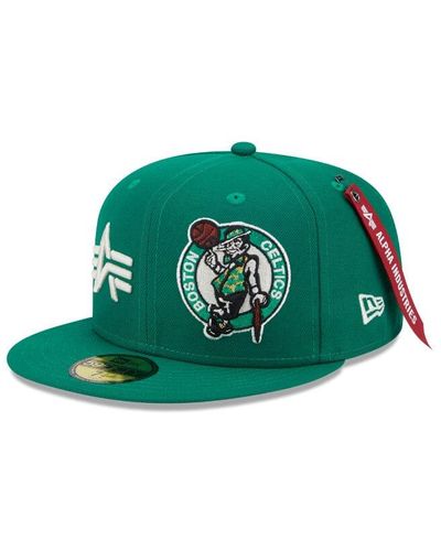 Alpha Industries Boston Celtics X Alpha X New Era 59fifty Fitted Cap - Green