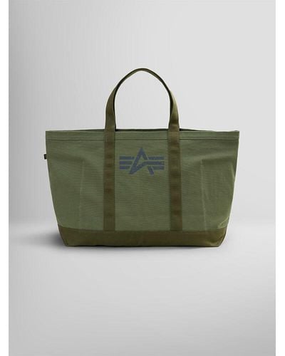 Alpha Industries Military Canvas Aviator Kit Bag - Green