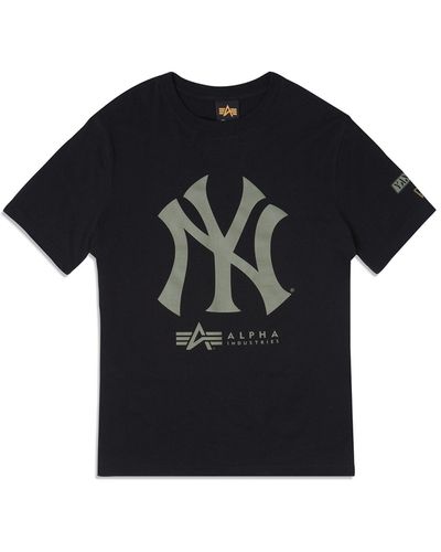 Alpha Industries New York Yankees X Alpha X New Era T-shirt - Black