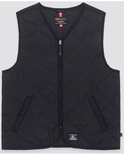 Alpha Industries Quilted Liner Vest (seasonal) - Blue