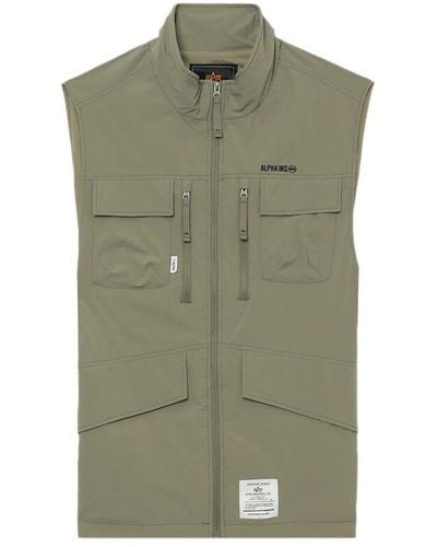 Alpha Industries Unfrm Nylon Tactical Vest - Green