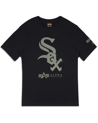 Alpha Industries Chicago White Sox X Alpha X New Era T-shirt - Black