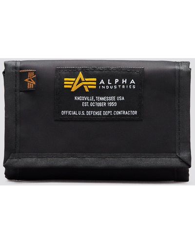 Alpha Industries Crew Wallet - Black