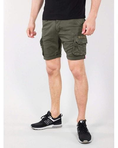Alpha Shorts Online up 69% Men off to Sale Lyst | Industries for |