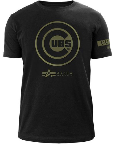 Alpha Industries Chicago Cubs X Alpha X New Era T-shirt - Black