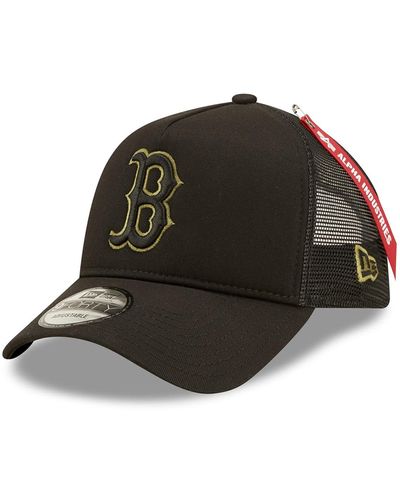 Alpha Industries Boston Red Sox X Alpha X New Era 940 Cap - Black