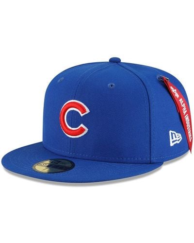 Alpha Industries Chicago Cubs X Alpha X New Era 59fifty Fitted Cap - Blue