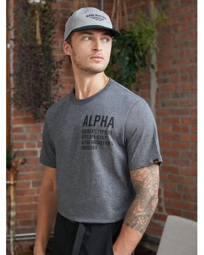 Alpha Industries Alpha Graphic Tee - Blue