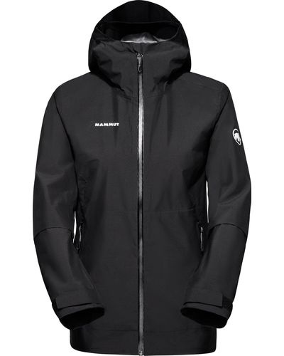 Mammut Alto Light Hardshell Hooded Jacket - Black