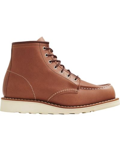 Red Wing Classic Moc 6in Boots - Brown