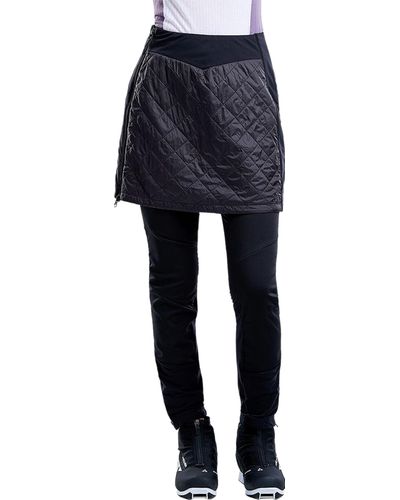 Swix Mayen Quilted Skirt - Black