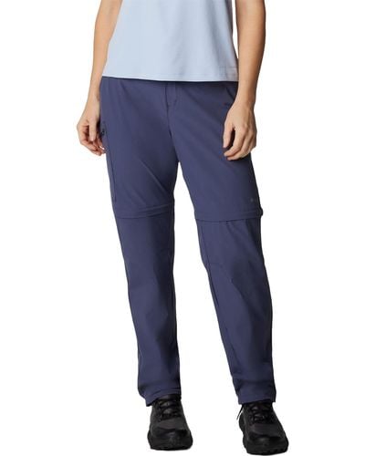 Columbia Summit Valley Convertible Pant - Blue