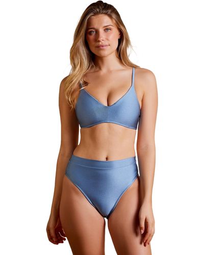 June Swimwear Nao Bikini Bottom - Blue